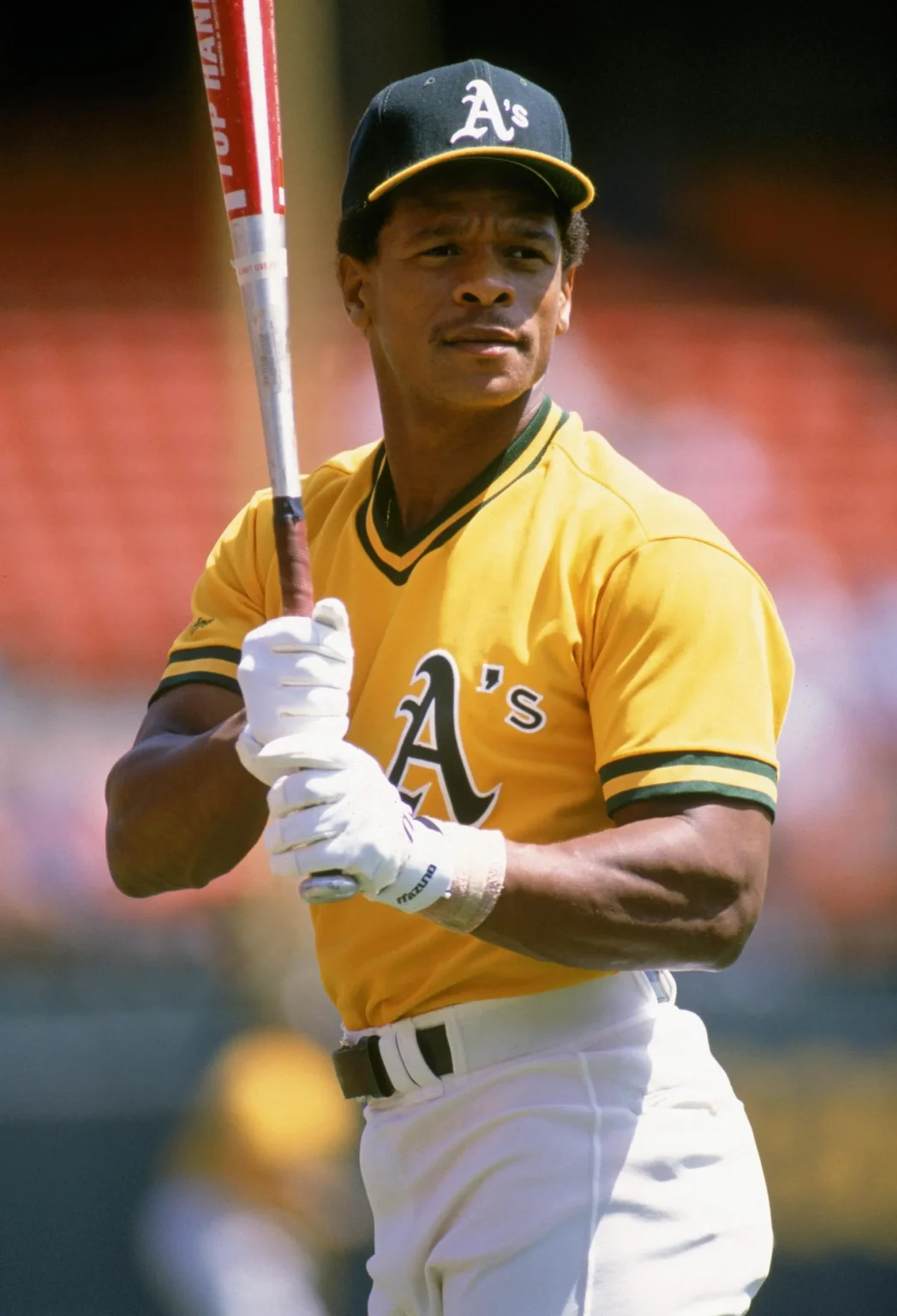 Rickey Henderson Oakland Athletics Batting Stance