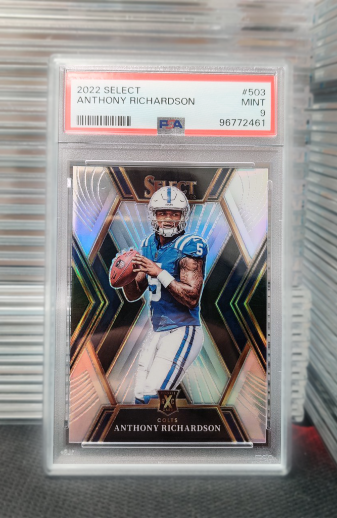 2022 Select Anthony Richardson Colts PSA 9 Graded Card