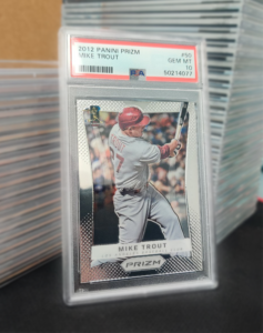 2012 Panini Prizm Mike Trout PSA 10 Baseball Card