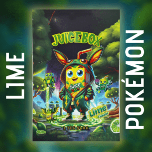 Lime Pokémon JuiceBox slab product with 24 graded cards