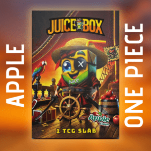 Apple One Piece JuiceBox with steampunk pirate character